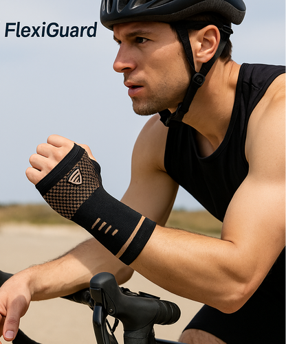 Gant de compression FlexiGuard porté sur main